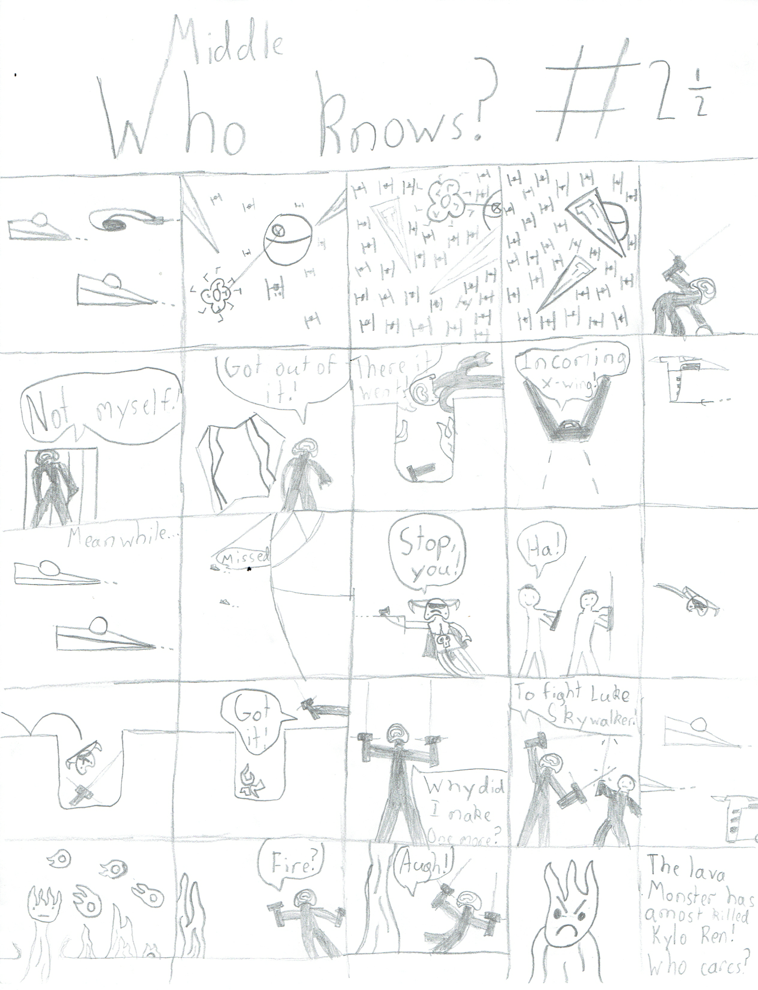 Who Knows? #2½